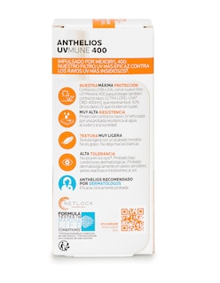 Foto 3 | Protector Solar La Roche-posay Anthelios Uvmune Control 400 Spf 50+ + Termo De Agua De Regalo Güish