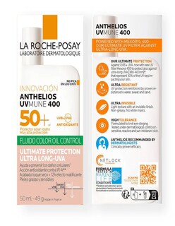 Foto 4 | La Roche Posay Anthelios Con Color Fps 50+ +termo De Agua De Regalo Güish
