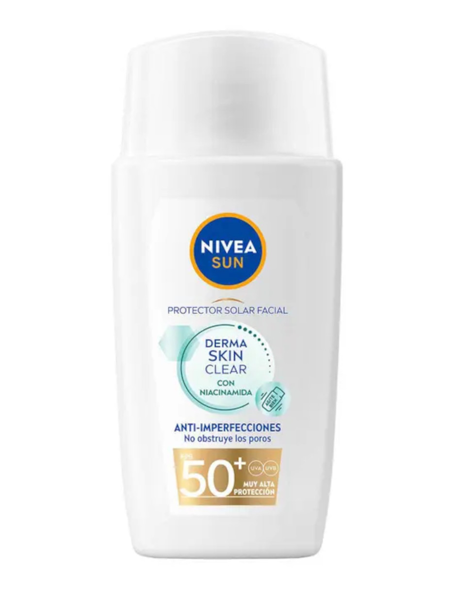 Foto 3 pulgar | Nivea Sun Protector Solar Facial Derma Skin Clear Anti-imperfecciones Fps50