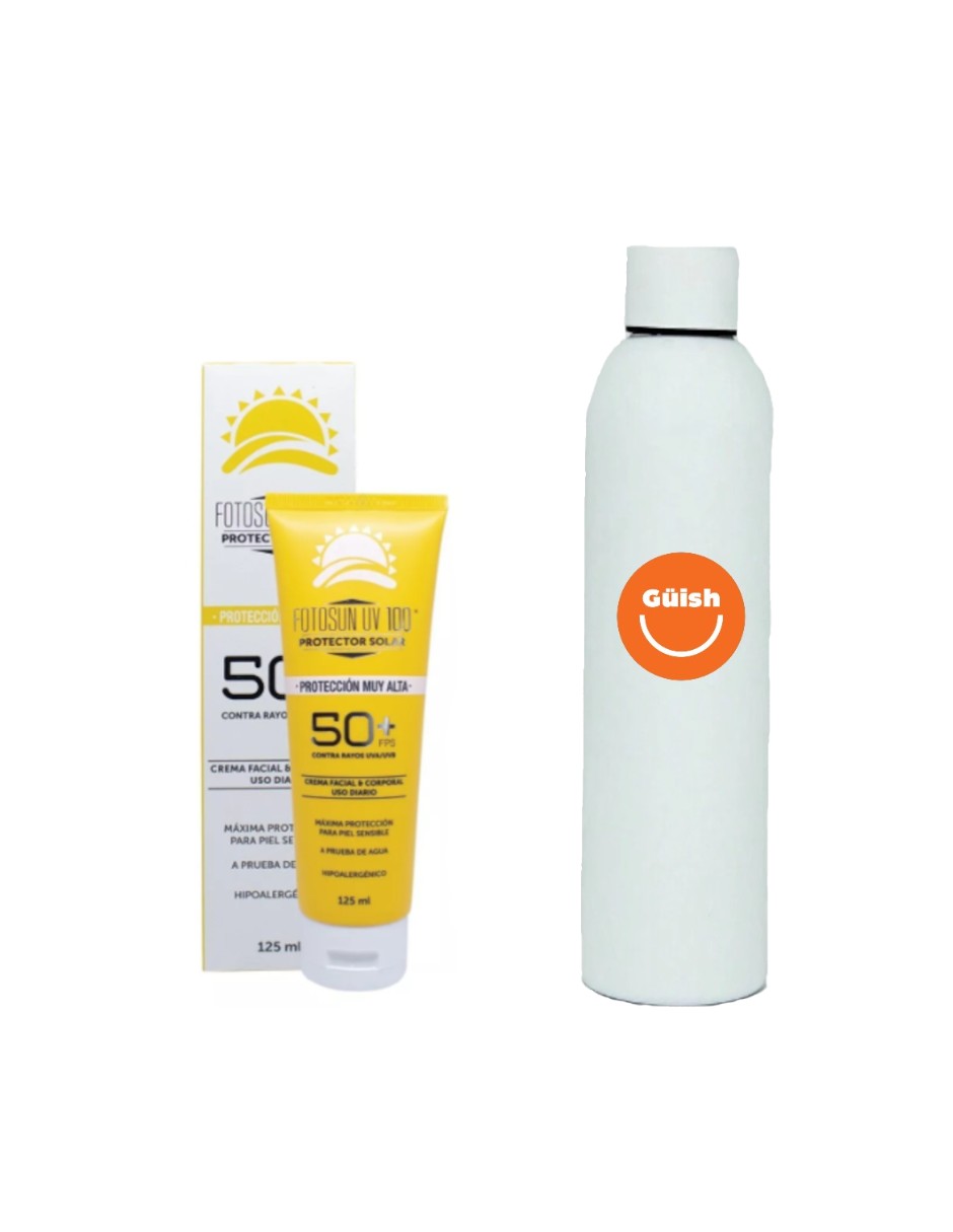 Foto 1 | Protector Solar Fotosun Uv + Termo De Agua De Regalo Güish