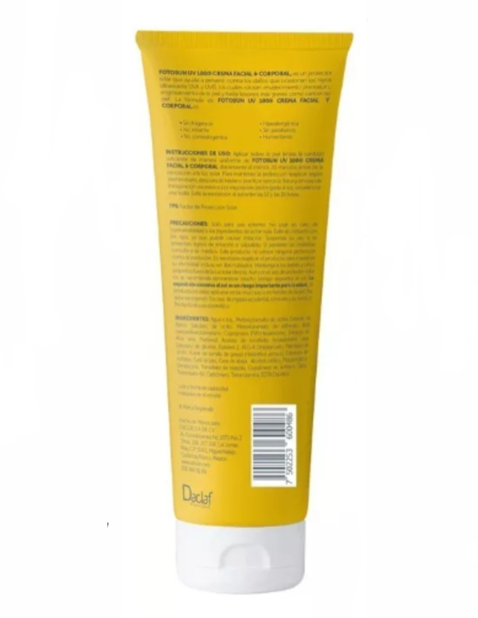 Foto 5 pulgar | Protector Solar Fotosun Uv + Termo De Agua De Regalo Güish