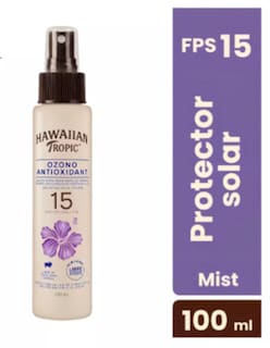 Foto 4 | Protector Solar Hawaiian Tropic Ozono Antioxidant 15fps + Termo De Agua De Regalo Güish