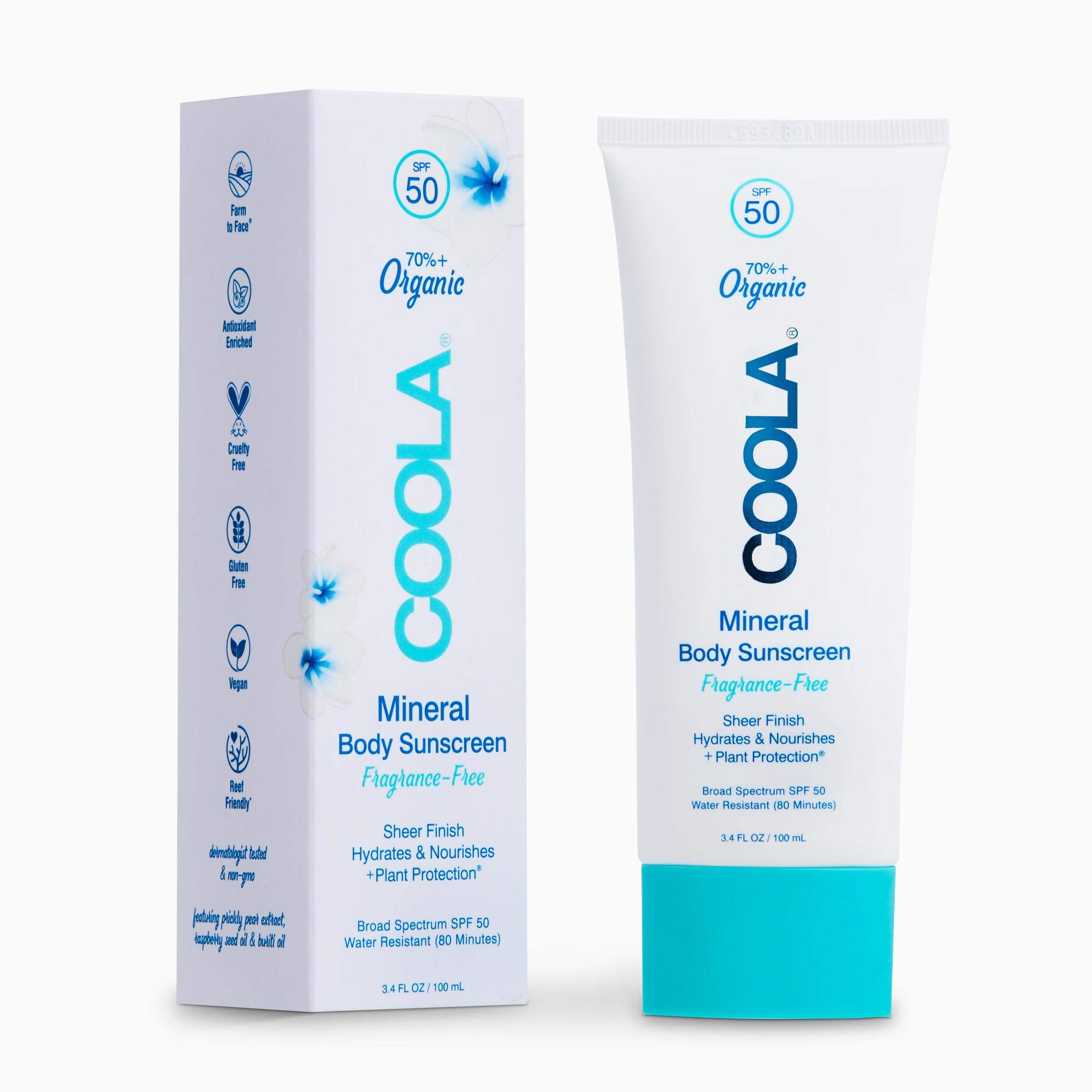 Foto 2 pulgar | Loción De Protección Solar Coola Organic Mineral Spf 50, 100 Ml, Tamaño De Viaje - Venta Internacional.