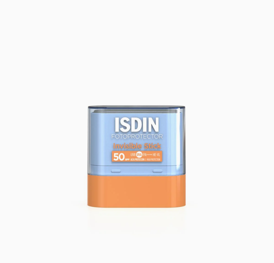 Isdin Fotoprotector Invisible Stick Spf50, Protección Solar En Barra Para Piel Sensible, 10g