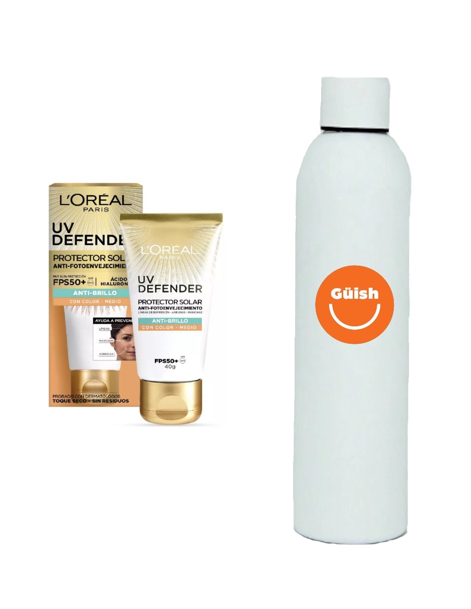 Foto 1 | Protector Solar L'oréal Paris Uv Defender con Color + Termo de Agua