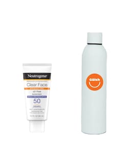 Foto 1 | Neutrógena Bloqueador Solar Facial 50 Spf Clear Face + Termo De Agua De Regalo Güish