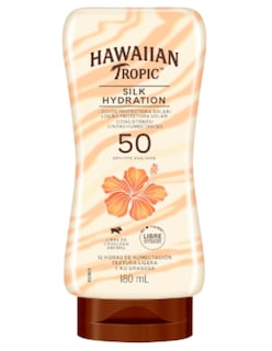 Foto 2 | Protector Solar Hawaiian Tropic Silk Hydration Fps 50 + Termo De Agua De Regalo Güish