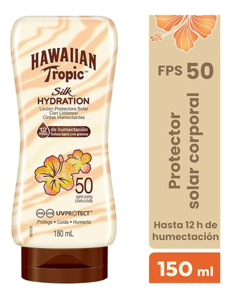 Foto 5 pulgar | Protector Solar Hawaiian Tropic Silk Hydration Fps 50 + Termo De Agua De Regalo Güish