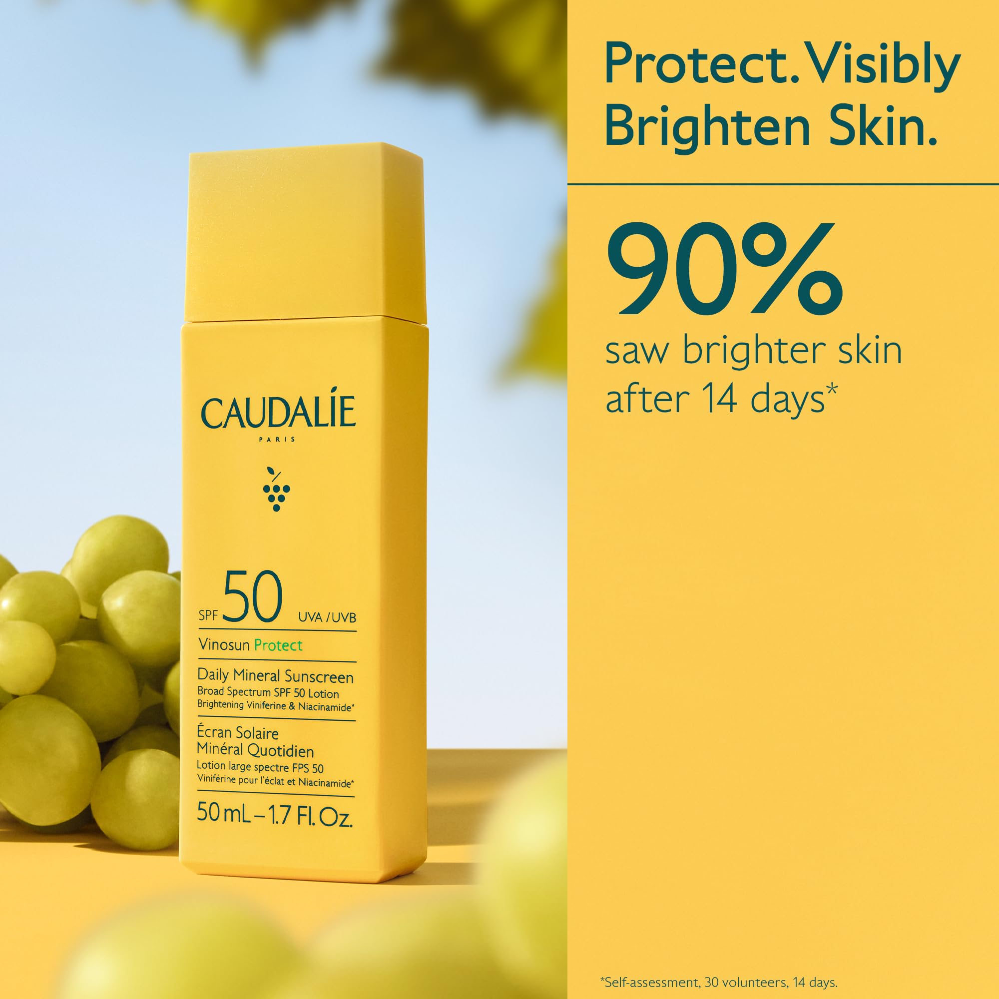 Foto 4 pulgar | Protector Solar Caudalie Vinosun Daily Mineral Spf50 50 Ml - Venta Internacional.