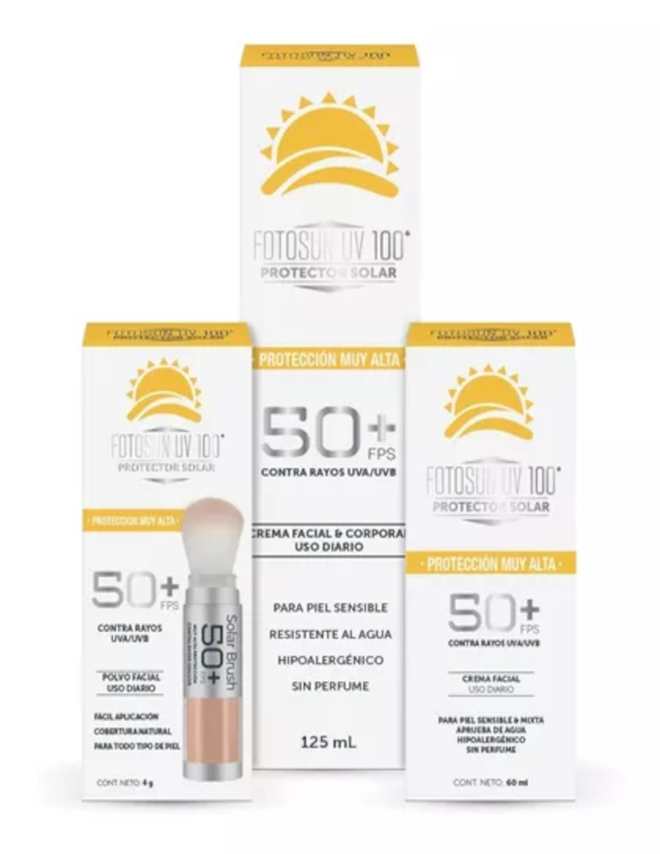 Foto 4 pulgar | Kit Protector Solar Facial Bloqueador Uv Fps 50 + Termo Güish De Regalo