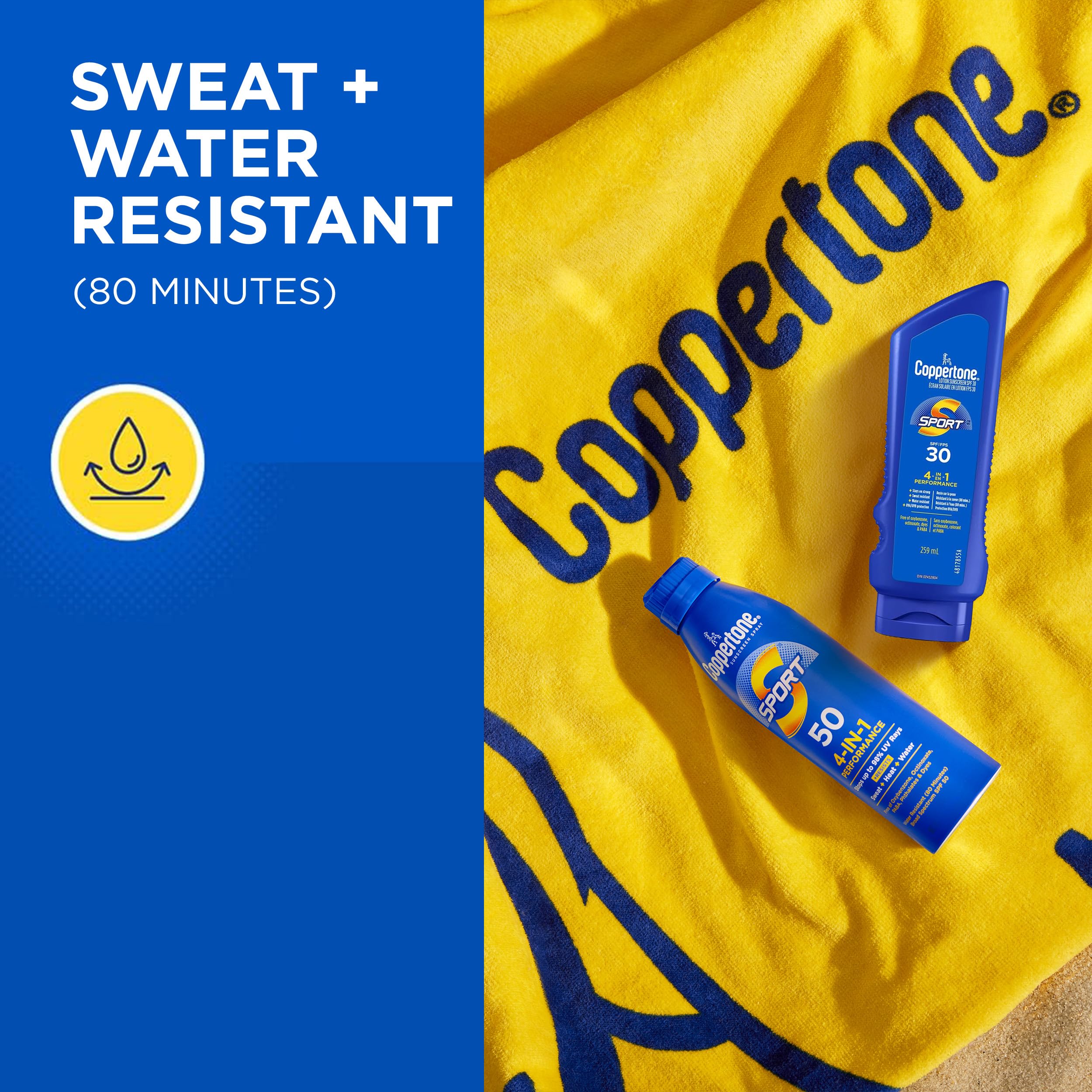 Foto 7 pulgar | Crema Solar Coppertone Sport Spf 70, 207 Ml, Resistente Al Agua - Venta Internacional.