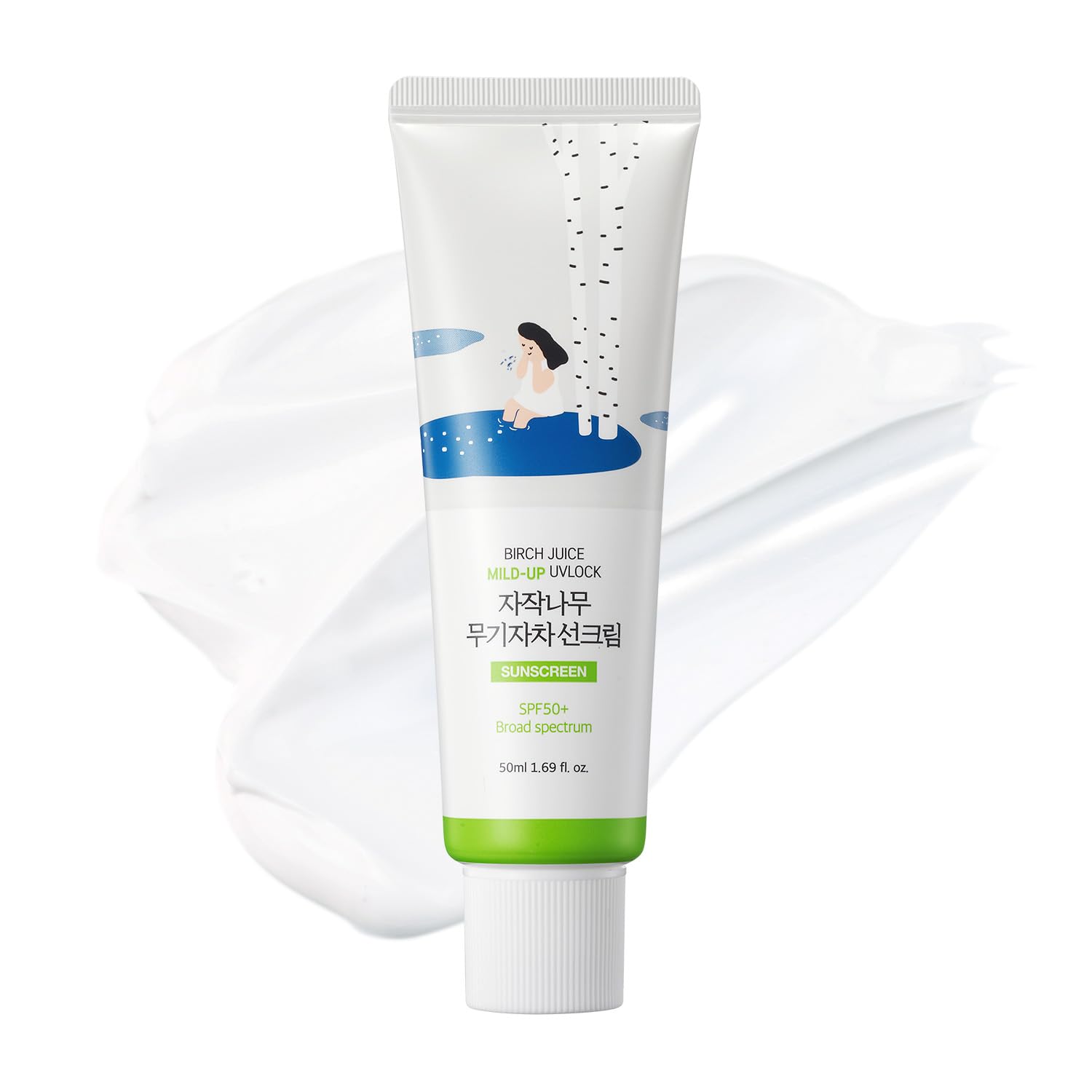Protector Solar Round Lab Zumo De Abedul, Protector Uv Suave, 50 Ml, Spf 50+ - Venta Internacional.