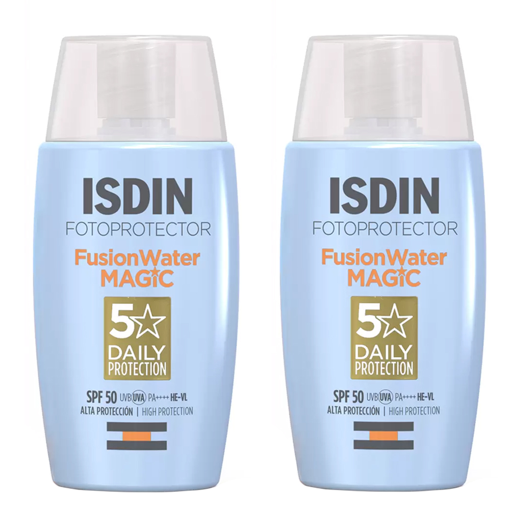 Foto 2 pulgar | Fotoprotector Facial Isdin Fusion Water Magic Spf50 50ml 2pz