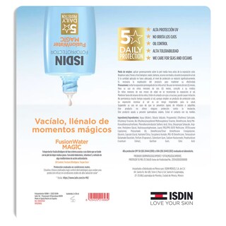 Foto 3 | Fotoprotector Facial Isdin Fusion Water Magic Spf50 50ml 2pz