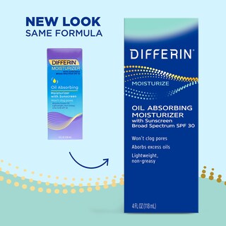 Foto 2 | Crema Hidratante Differin Oil Absorbente Con Spf 30 120 Ml Para Rostro - Venta Internacional.
