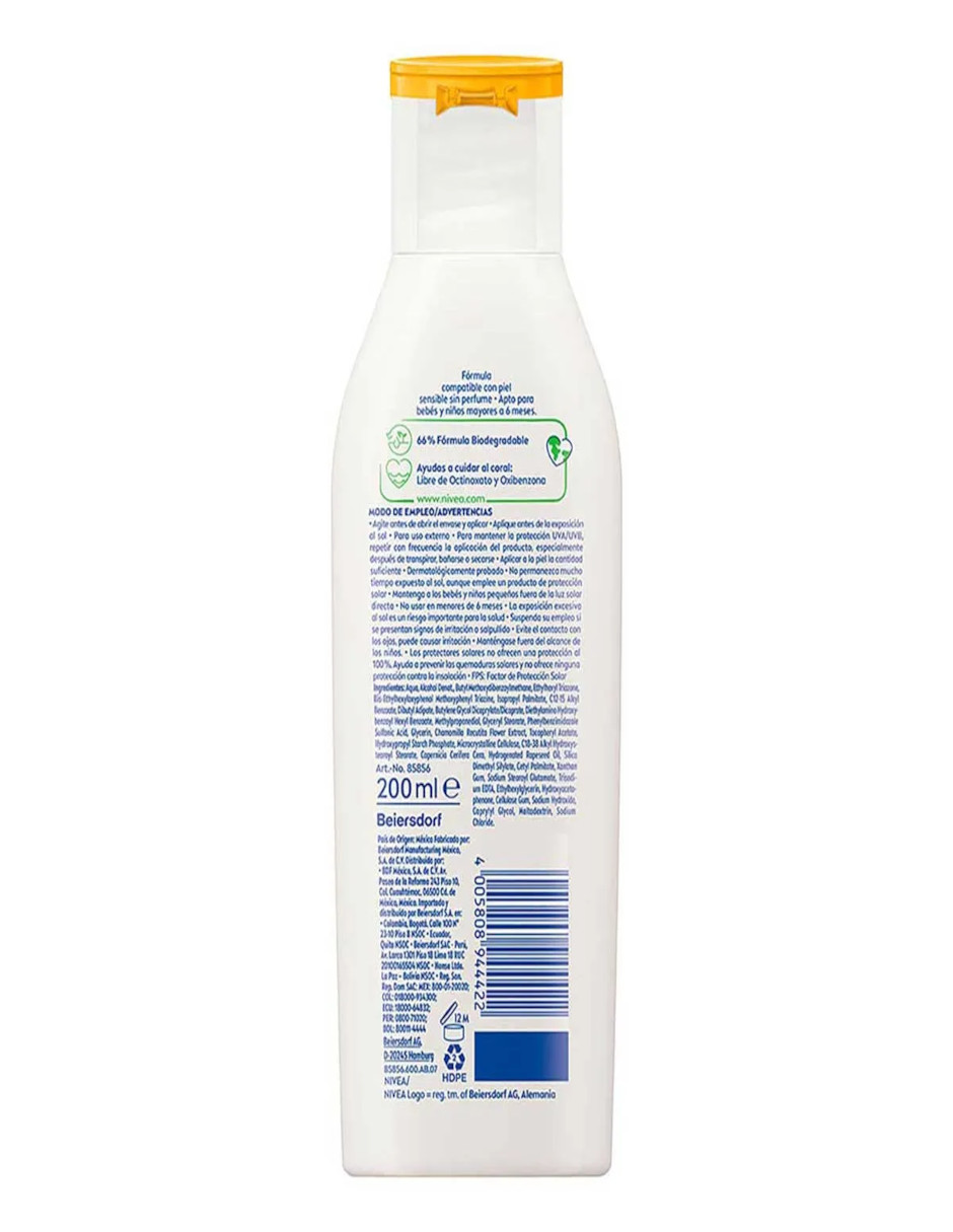 Foto 3 | Nivea Sun Babies & Kids Protector Solar Sensitive Fps50 + Gratis Termo Güish De Regalo