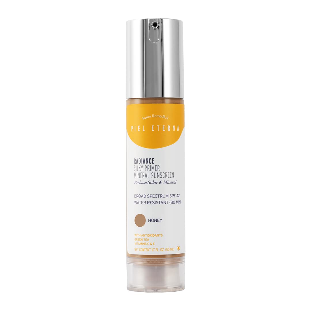 Foto 2 pulgar | Protector Solar Mineral Tintado Primer Spf 42 Santo Remedio Piel Eterna - Venta Internacional.