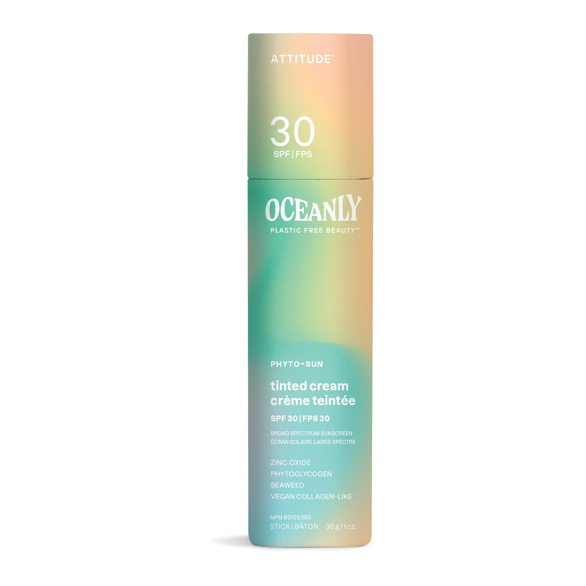 Foto 1 | Crema Facial En Barra Attitude Oceanly Tinted Spf 30 30 Ml - Venta Internacional.