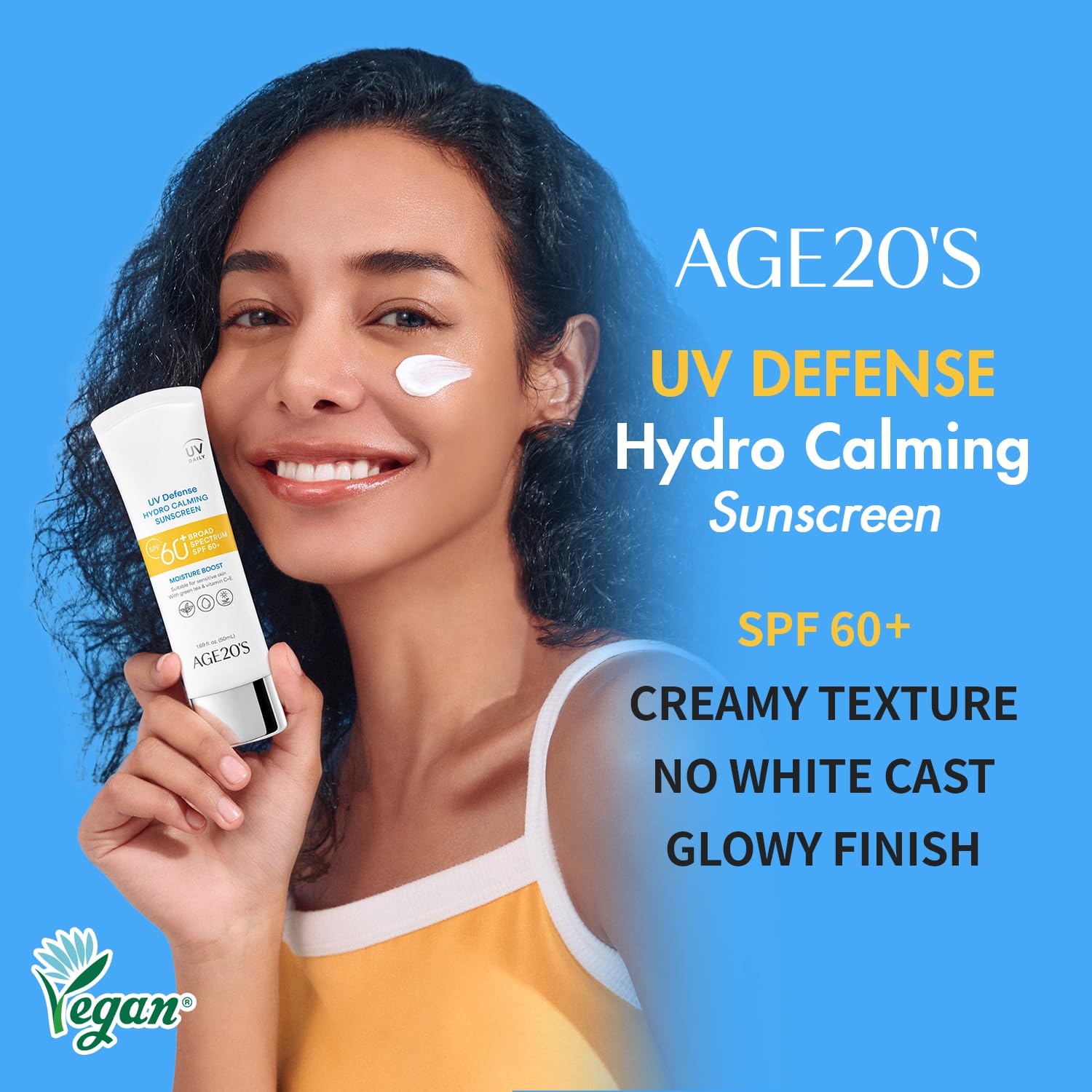 Foto 3 pulgar | Protector Solar Age20's Uv Defense Hydro Calming Spf 60+ 100 Mlx2 - Venta Internacional.