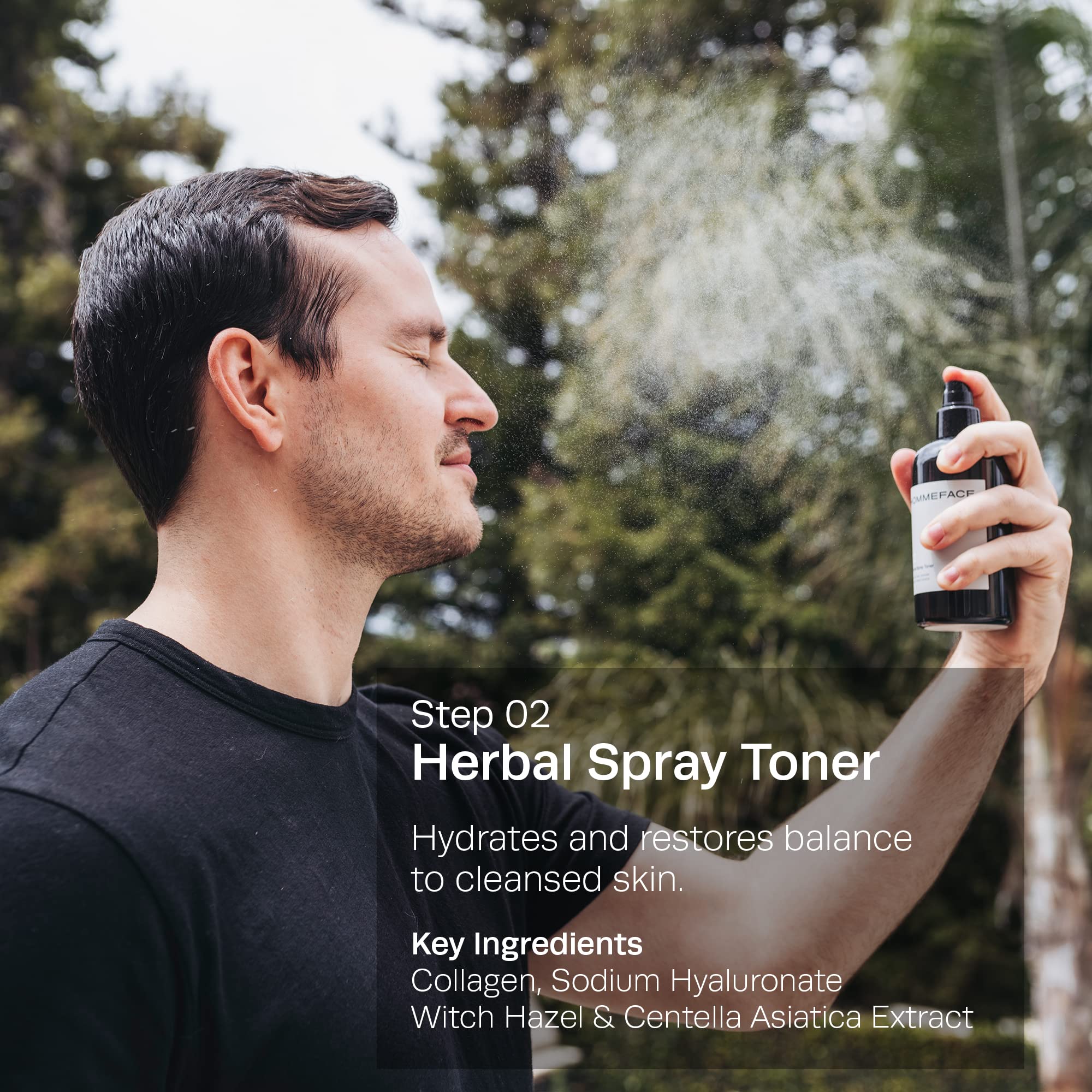Foto 6 pulgar | Set De Cuidado De La Piel Hommeface Daily Trio Para Hombres Con Limpiador Facial, Tónico E Hidratante - Venta Inter