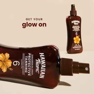 Foto 2 | Protector Solar Hawaiian Tropic Island, Aceite Bronceador Spf 6, 240 Ml - Venta Internacional.