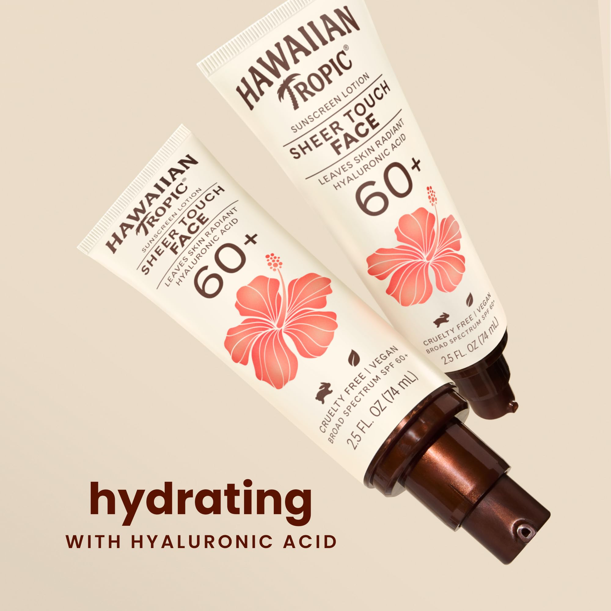 Foto 3 pulgar | Protector Solar Hawaiian Tropic Sheer Touch Face Spf 60 75 Ml - Venta Internacional.