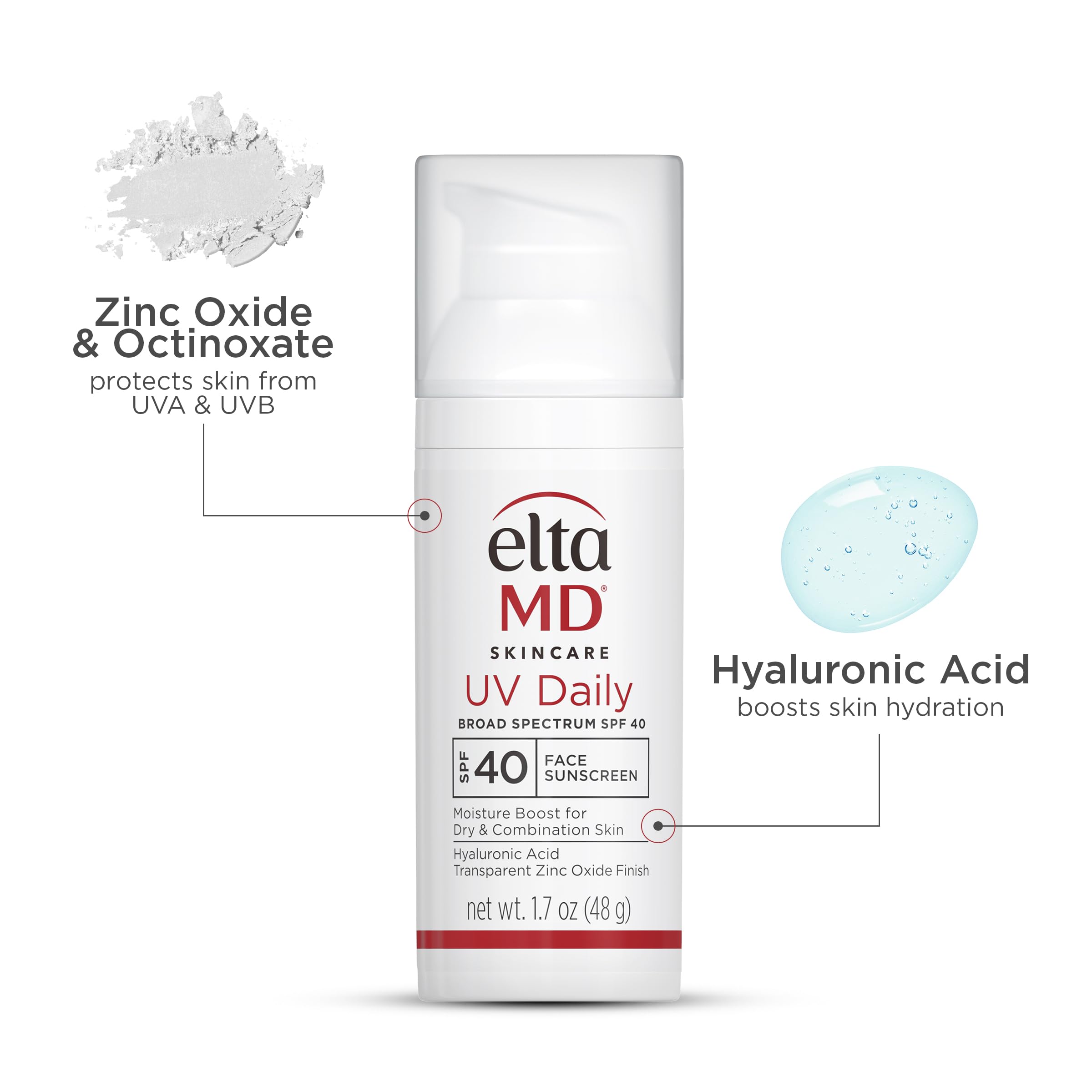 Foto 3 pulgar | Crema Hidratante De Protección Solar Eltamd Uv Daily Spf 40 50 Ml (paquete De 2) - Venta Internacional.