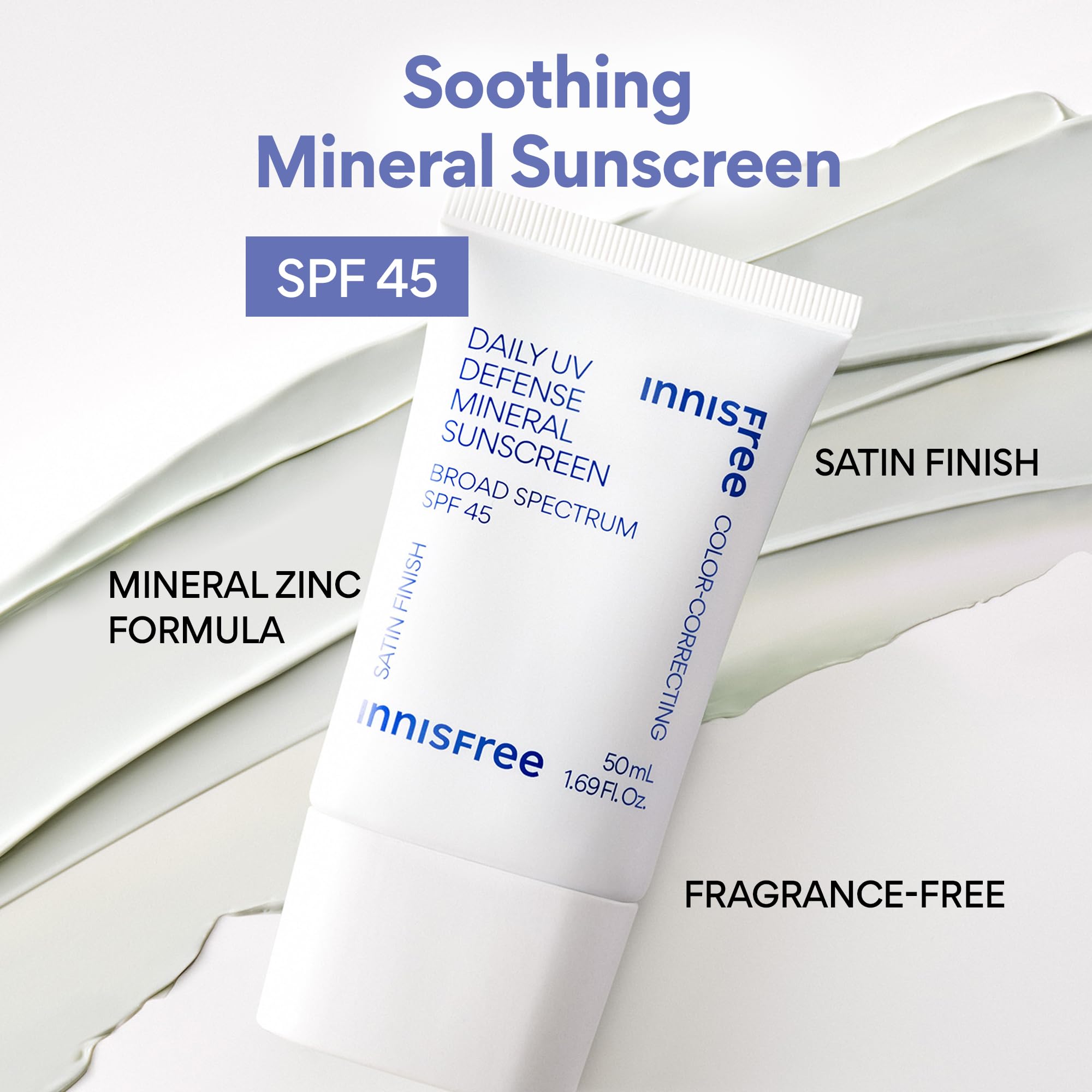 Foto 3 | Protector Solar Innisfree Daily Uv Defense Mineral Spf 45 - Venta Internacional.
