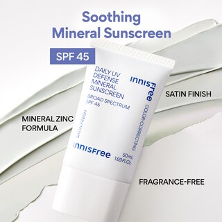 Foto 3 | Protector Solar Innisfree Daily Uv Defense Mineral Spf 45 - Venta Internacional.