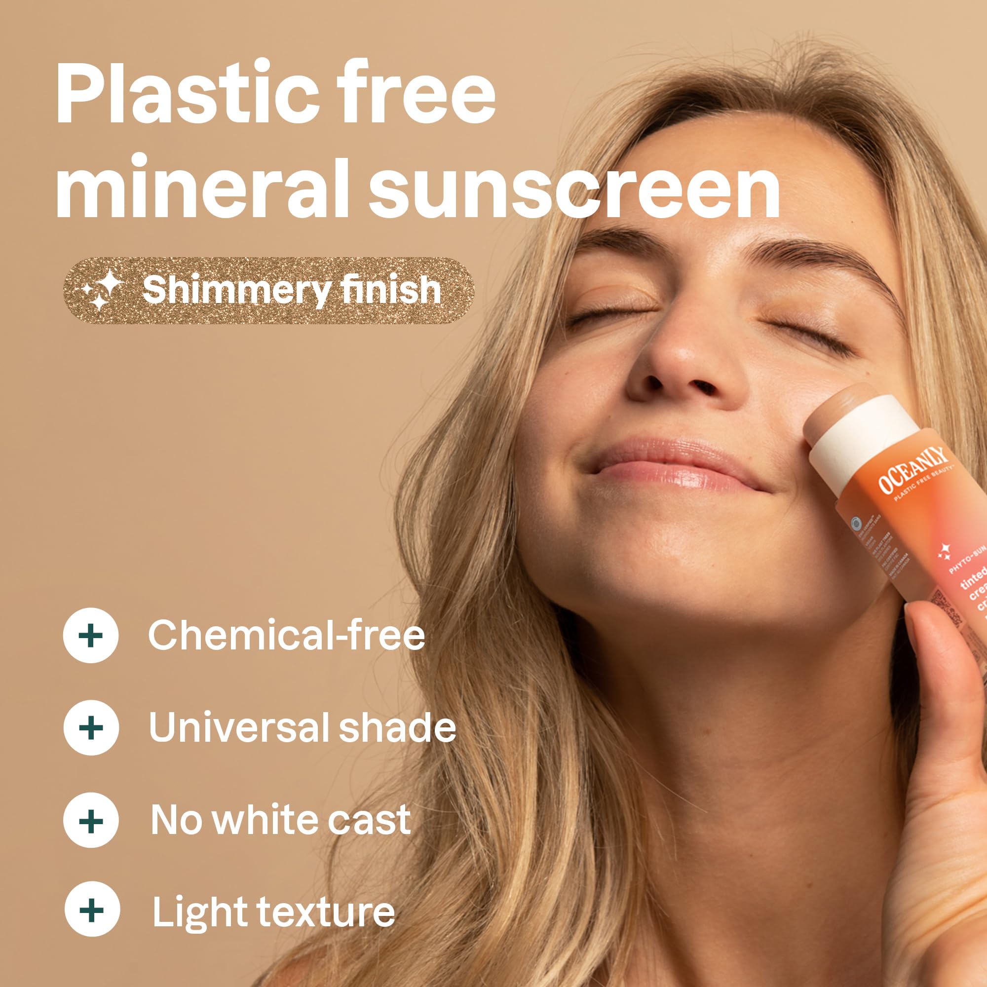 Foto 3 pulgar | Crema Facial En Barra Attitude Oceanly Tinted Shimmer Spf30 30 Ml - Venta Internacional.