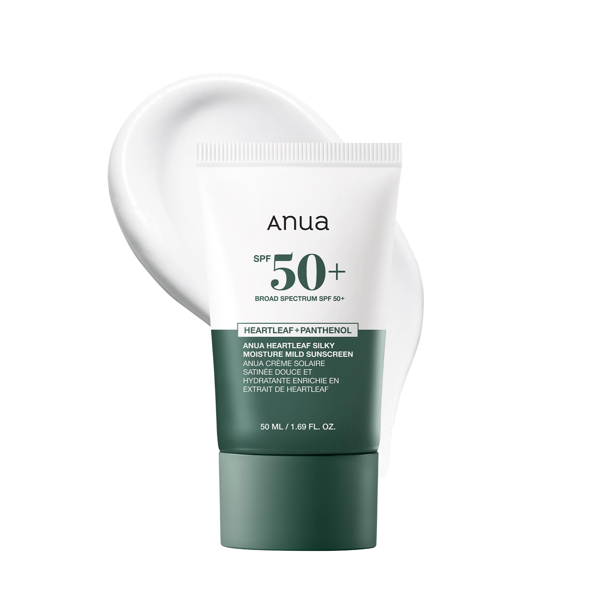 Foto 2 pulgar | Protector Solar Anua Heartleaf Silky Moisture Spf 50+ 50 Ml - Venta Internacional.