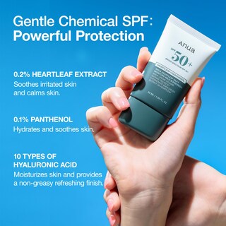 Foto 3 | Protector Solar Anua Heartleaf Silky Moisture Spf 50+ 50 Ml - Venta Internacional.