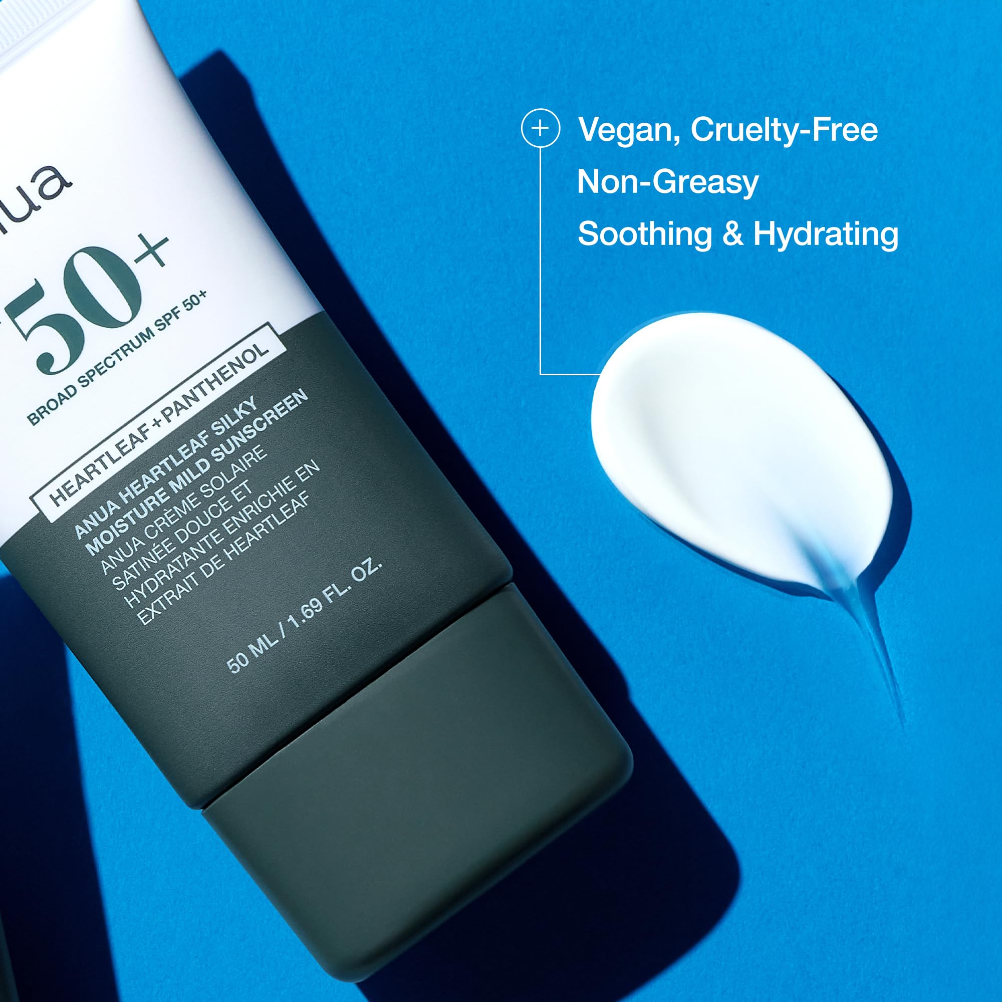 Foto 6 pulgar | Protector Solar Anua Heartleaf Silky Moisture Spf 50+ 50 Ml - Venta Internacional.
