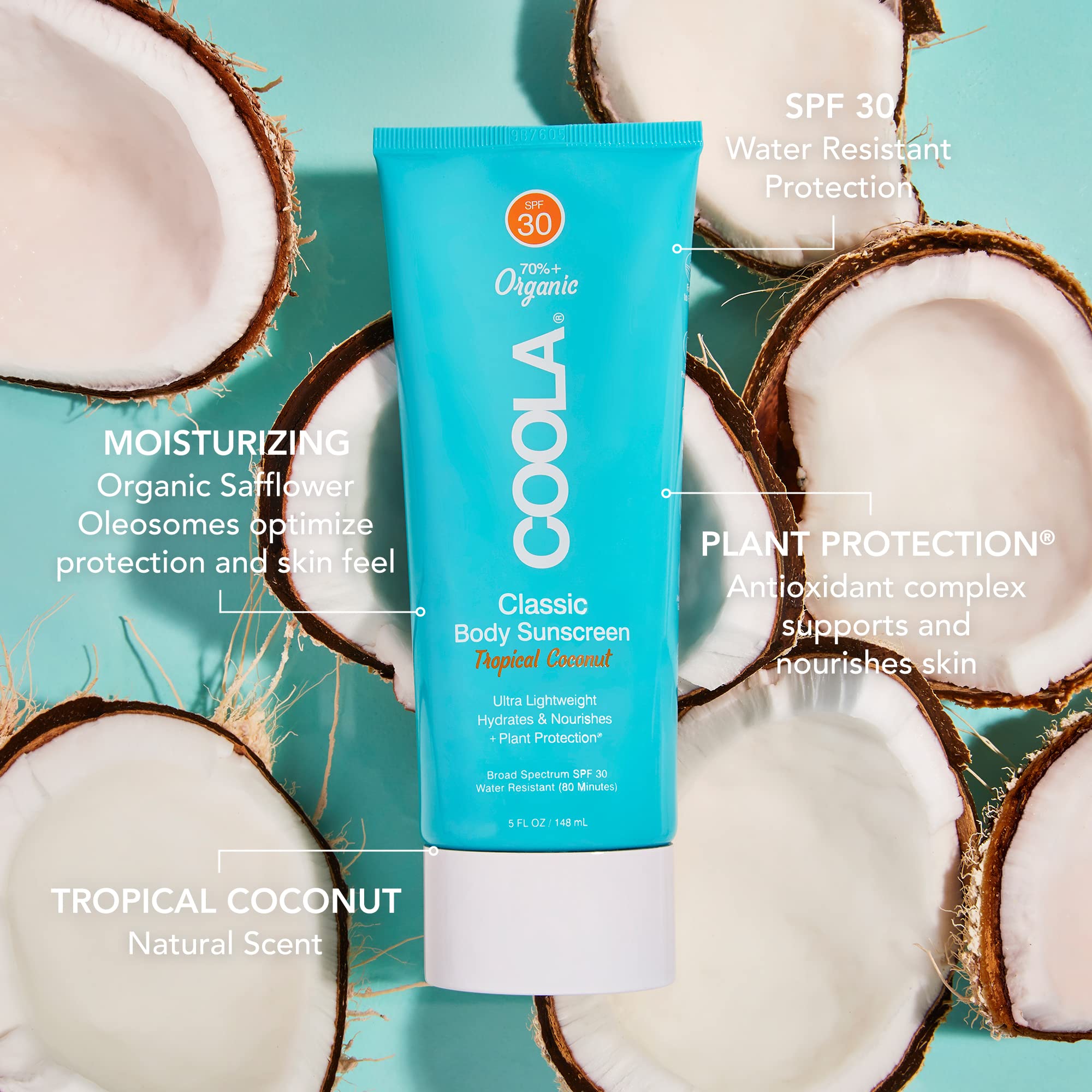 Foto 3 pulgar | Loción De Protección Solar Coola Spf 30 De Amplio Espectro 150 Ml - Venta Internacional.