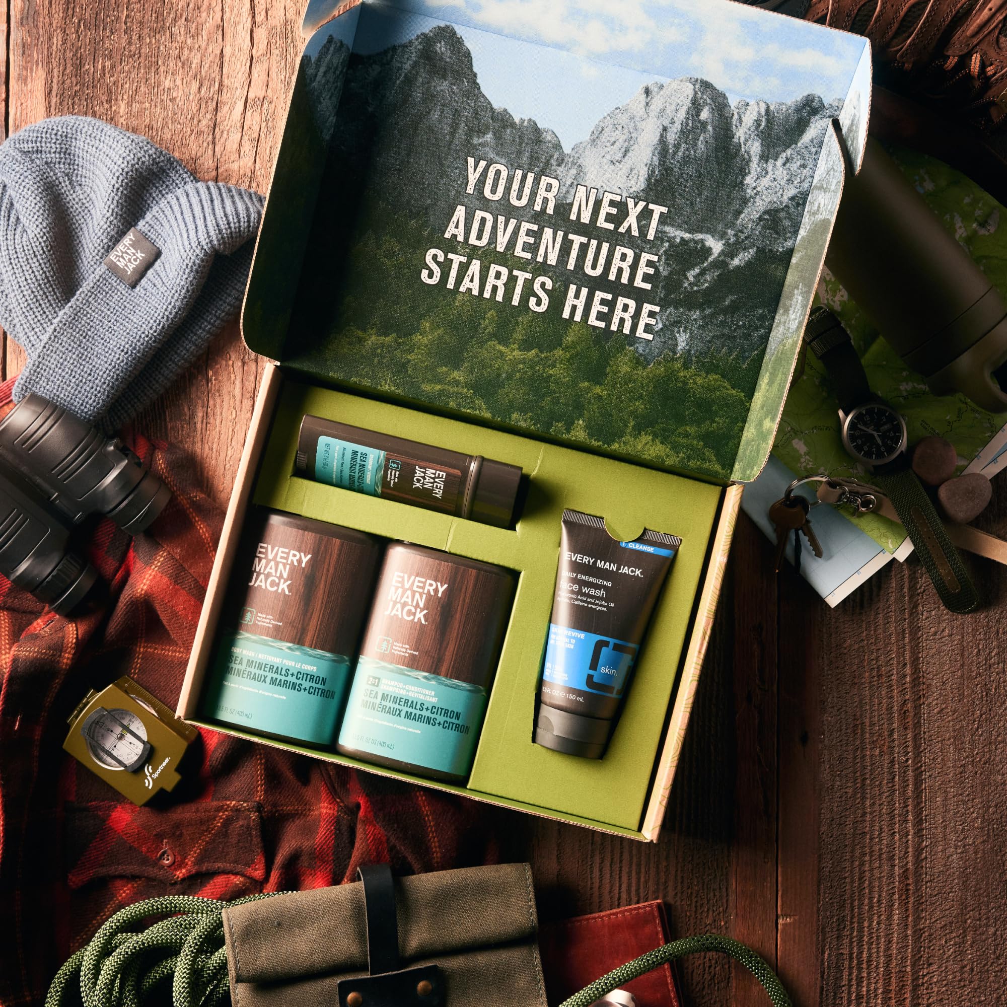 Foto 6 pulgar | Set De Regalo Every Man Jack Para Hombre Con Minerales Marinos Y Aroma A Cidra - Venta Internacional.