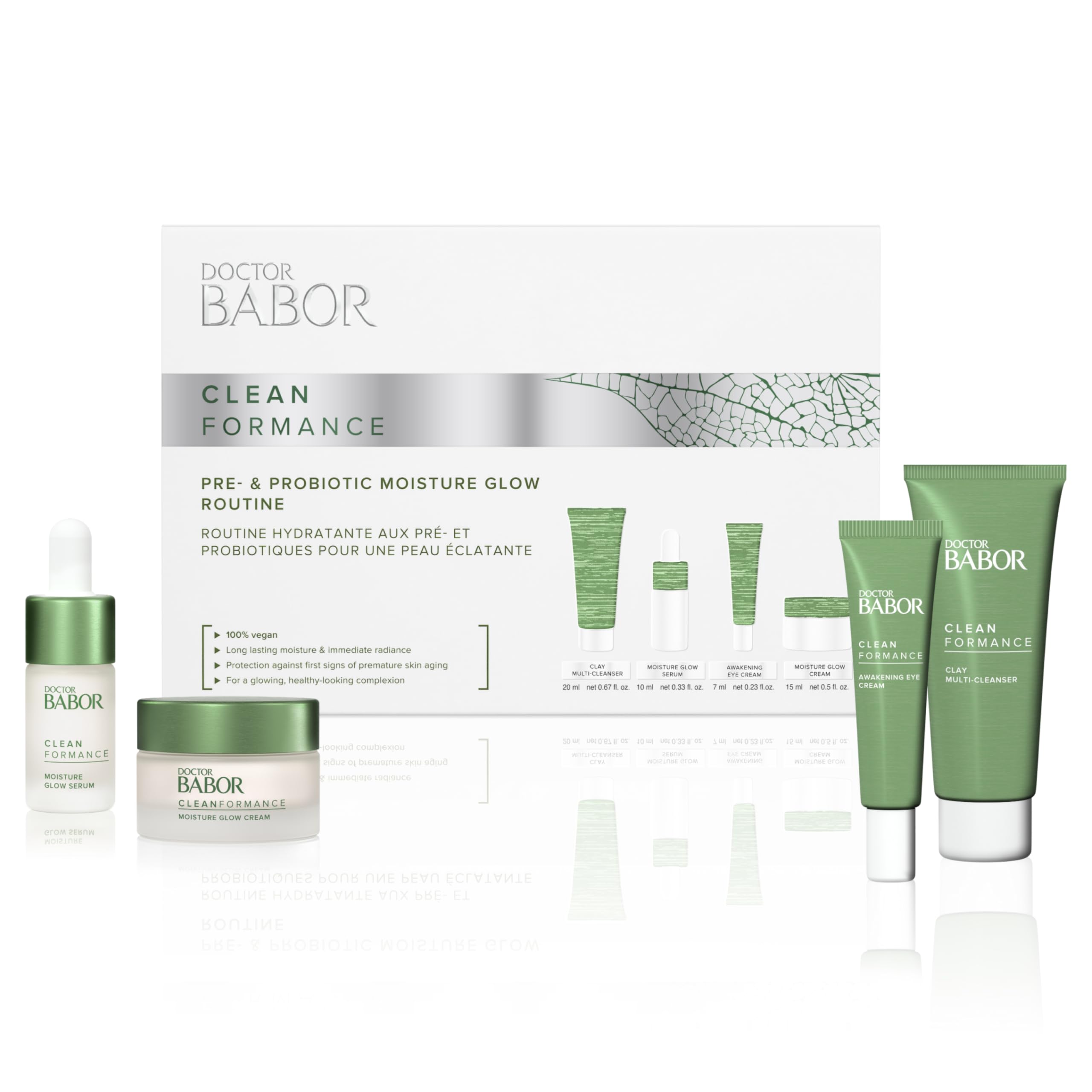 Set De Cuidado De La Piel Babor Cleanformance Pre & Probiotic Moisture - Venta Internacional.