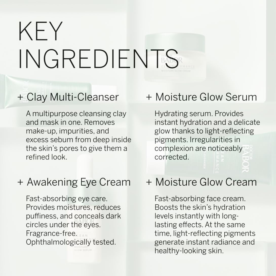 Foto 3 | Set De Cuidado De La Piel Babor Cleanformance Pre & Probiotic Moisture - Venta Internacional.