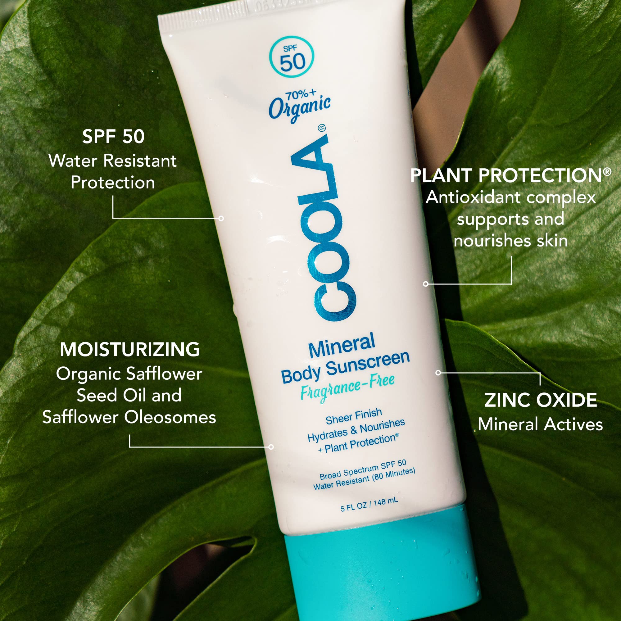 Foto 3 pulgar | Loción De Protección Solar Coola Organic Mineral Spf 50 150 Ml - Venta Internacional.
