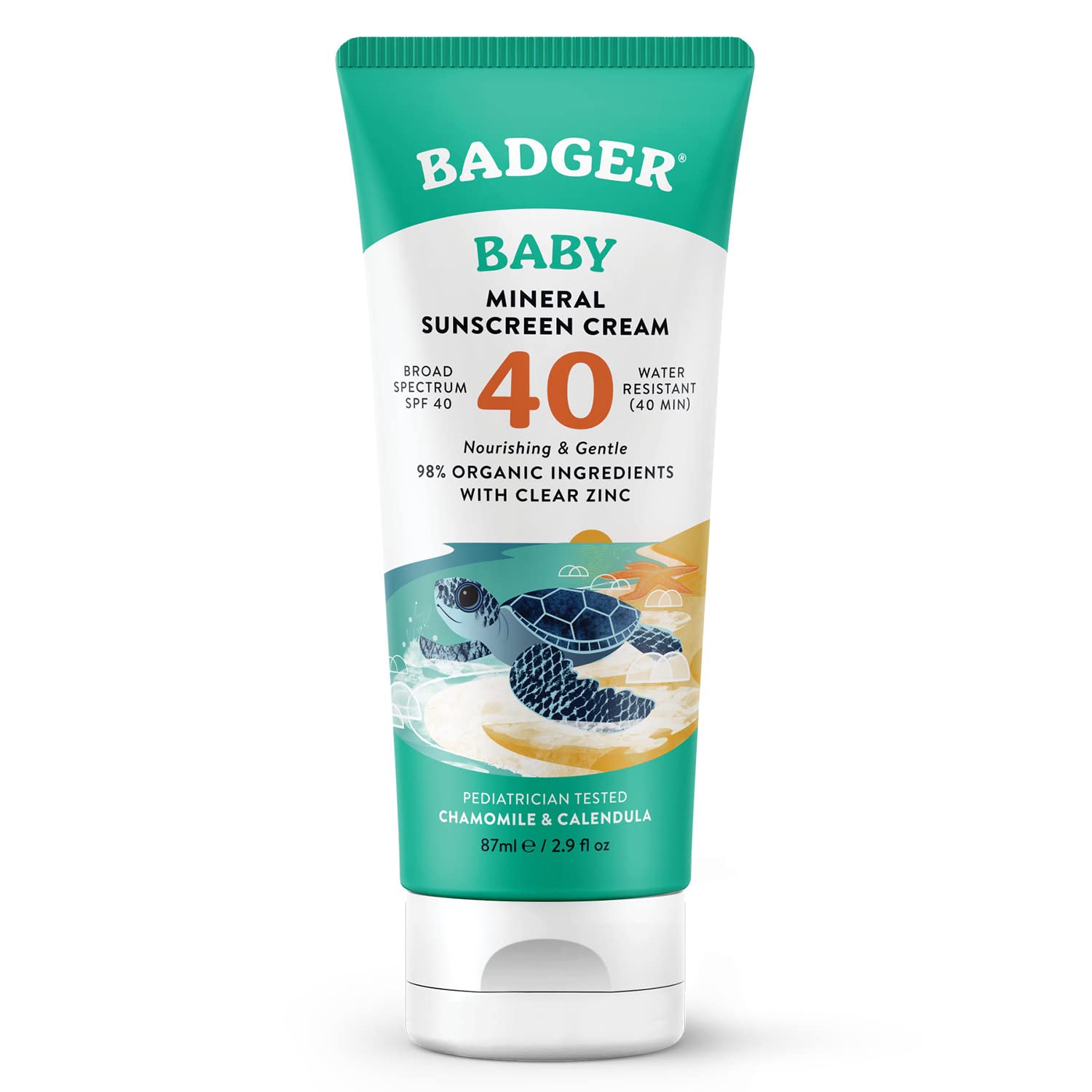 Foto 2 pulgar | Protector Solar Badger Spf 40 Baby Mineral, 85 Ml, Resistente Al Agua - Venta Internacional.