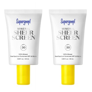 Foto 1 | Protector Solar Supergoop! Protector Mineral Sheerscreen Spf 30, 20 Ml (paquete De 2) - Venta Internacional.