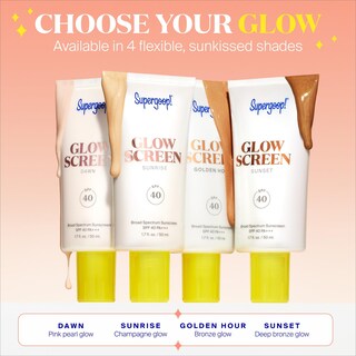 Foto 7 | Protector Solar Supergoop! Glowscreen Spf 40 Golden Hour, 50 Ml - Venta Internacional.