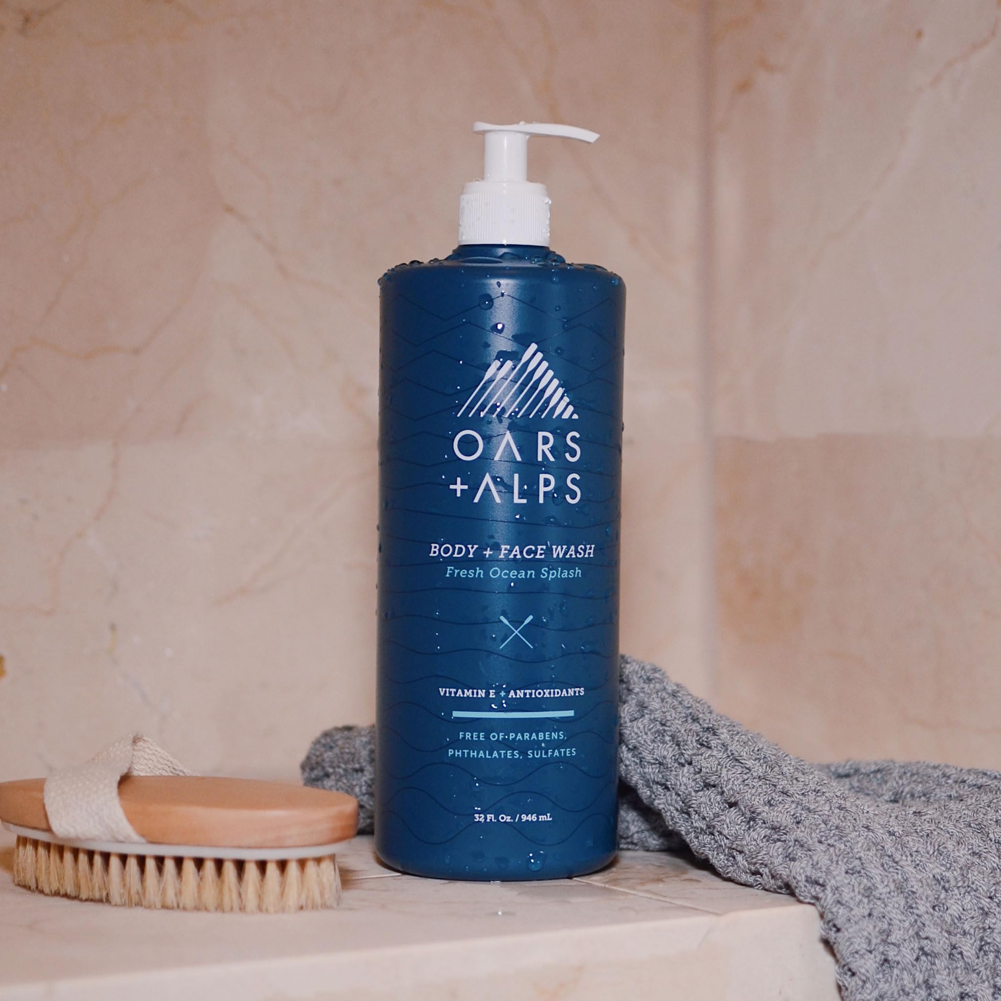 Foto 2 | Gel De Baño Corporal Y Facial Oars + Alps Hidratante 946 Ml Para Hombres - Venta Internacional.