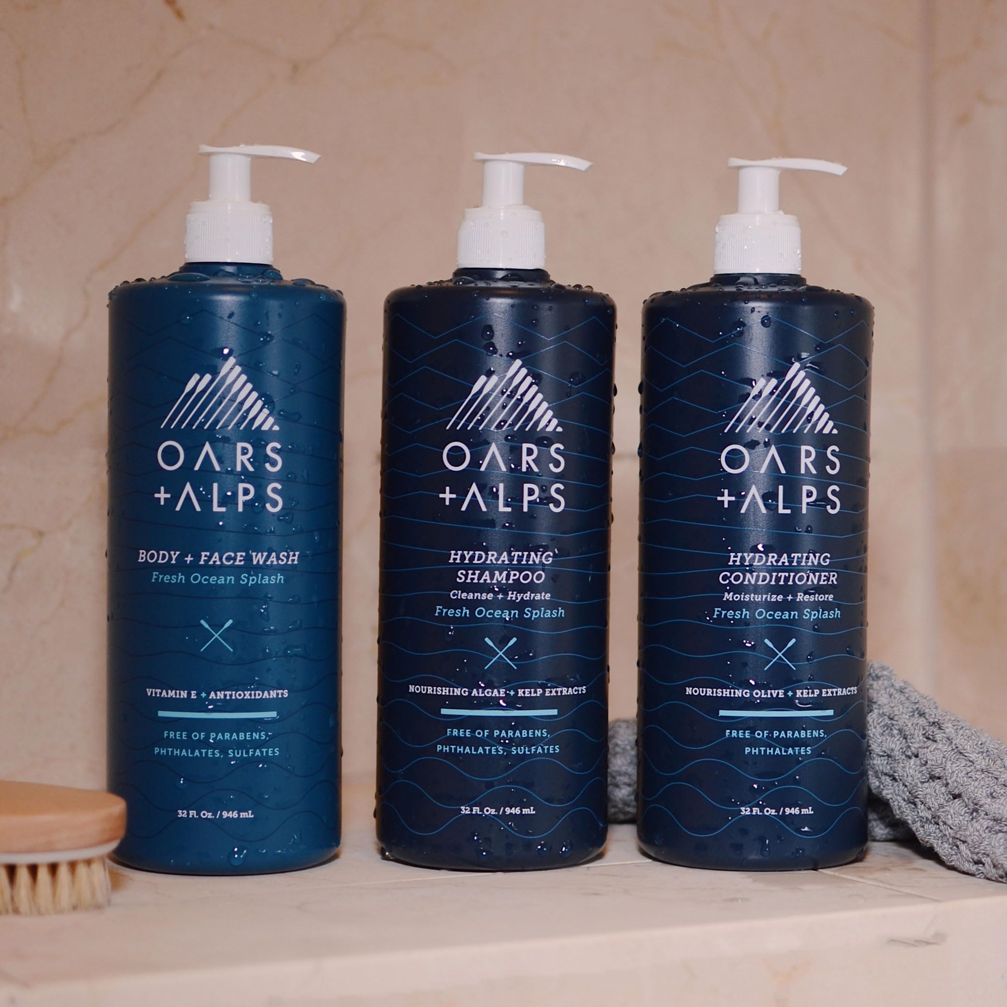 Foto 3 | Gel De Baño Corporal Y Facial Oars + Alps Hidratante 946 Ml Para Hombres - Venta Internacional.