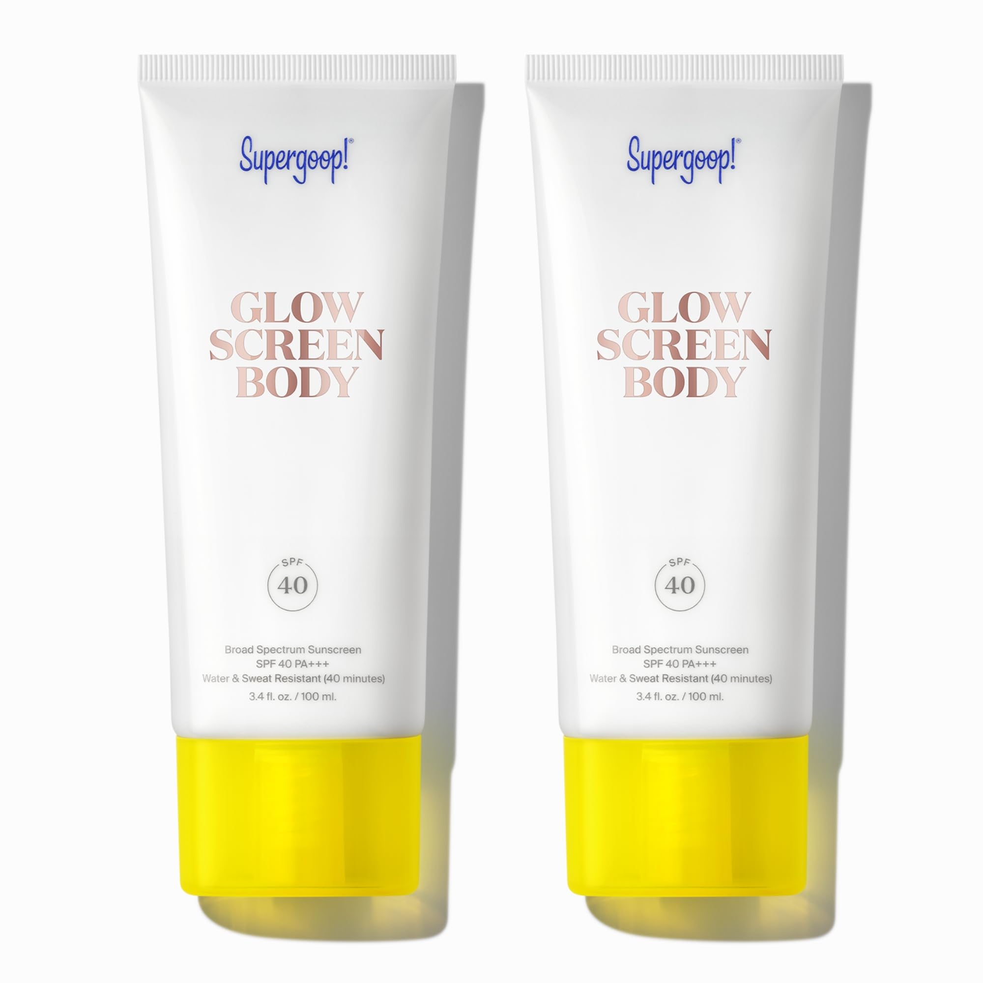 Foto 2 pulgar | Loción Corporal Y Protector Solar De Amplio Espectro Supergoop! Glowscreen Body Spf 40 Pa+++, 100 Ml X 2 - Venta
