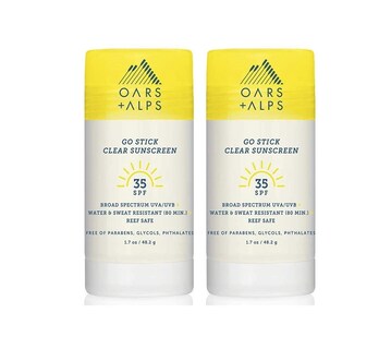 Foto 1 | Protector Solar Oars + Alps Go Stick, Transparente, Spf 35, 50 Ml, Paquete De 2 - Venta Internacional.