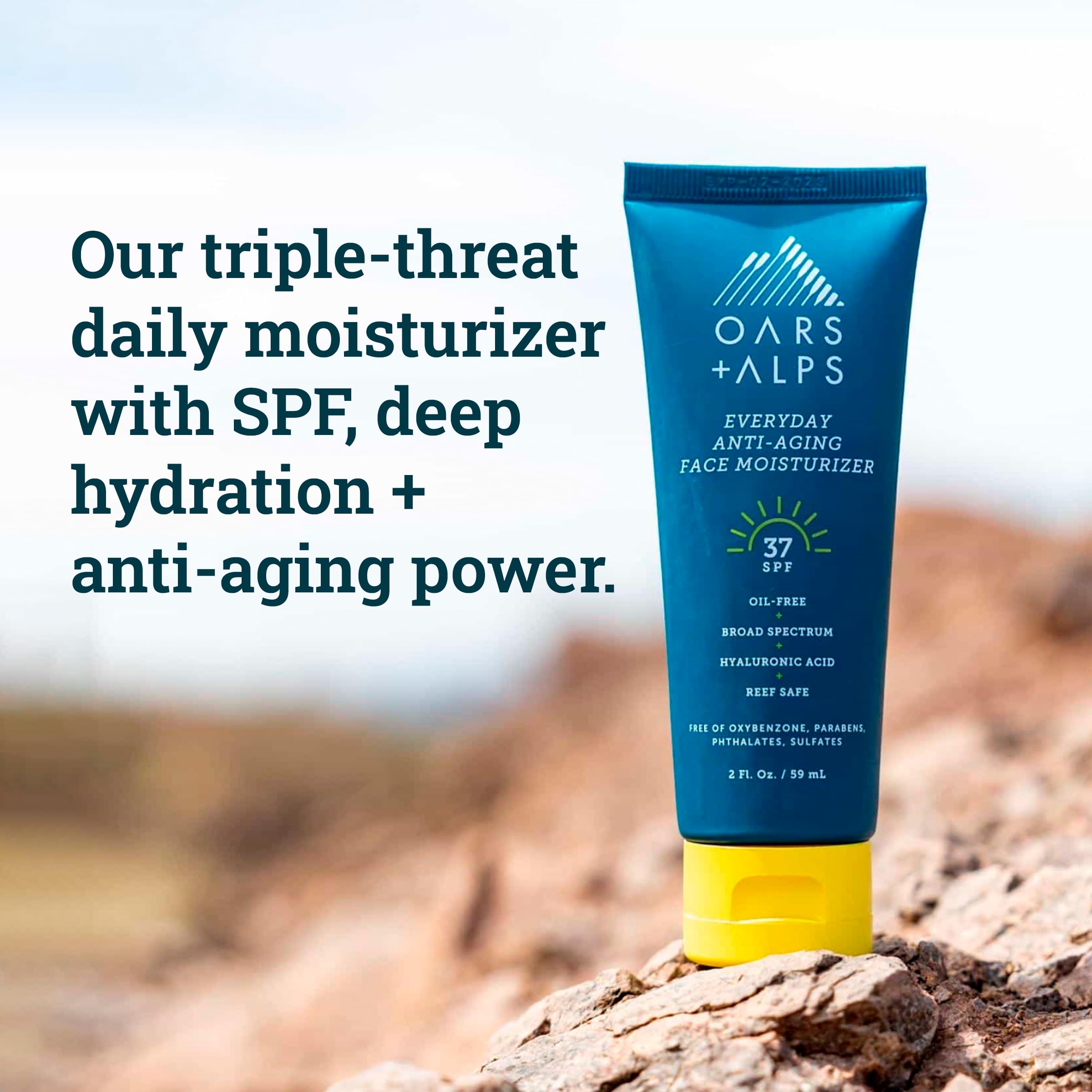 Foto 3 pulgar | Protector Solar E Hidratante Facial Oars + Alps Spf 37 60 Ml - Venta Internacional.