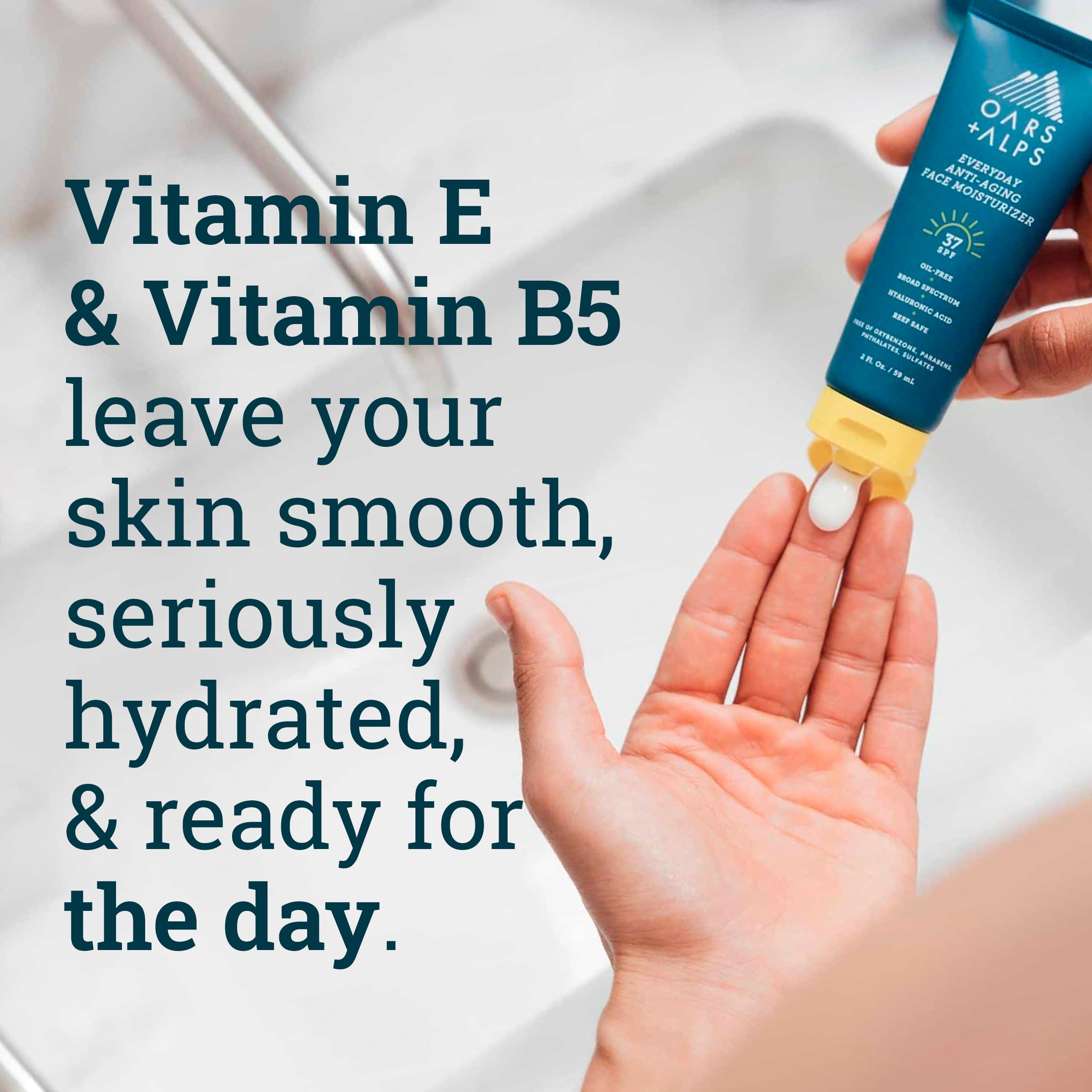 Foto 5 | Protector Solar E Hidratante Facial Oars + Alps Spf 37 60 Ml - Venta Internacional.