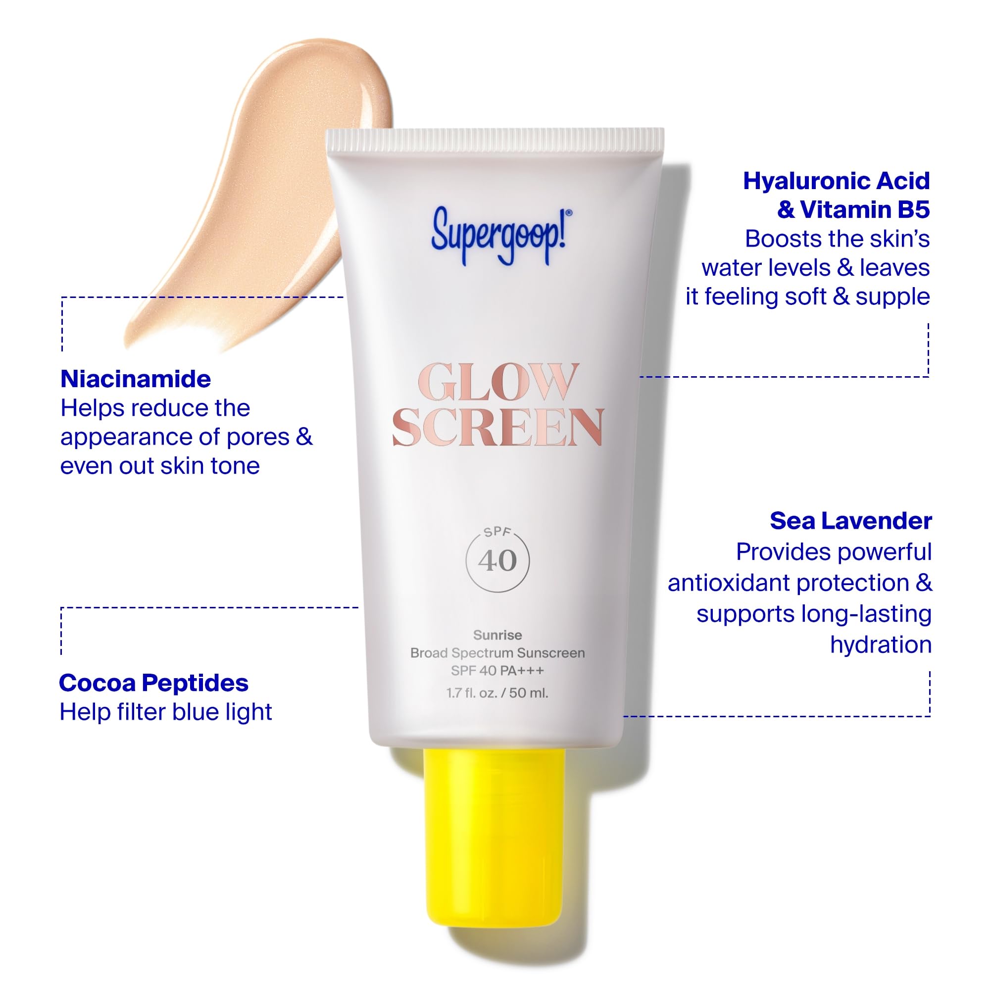 Foto 6 pulgar | Protector Solar Primer Supergoop! Glowscreen Spf 40, 50 Ml - Venta Internacional.