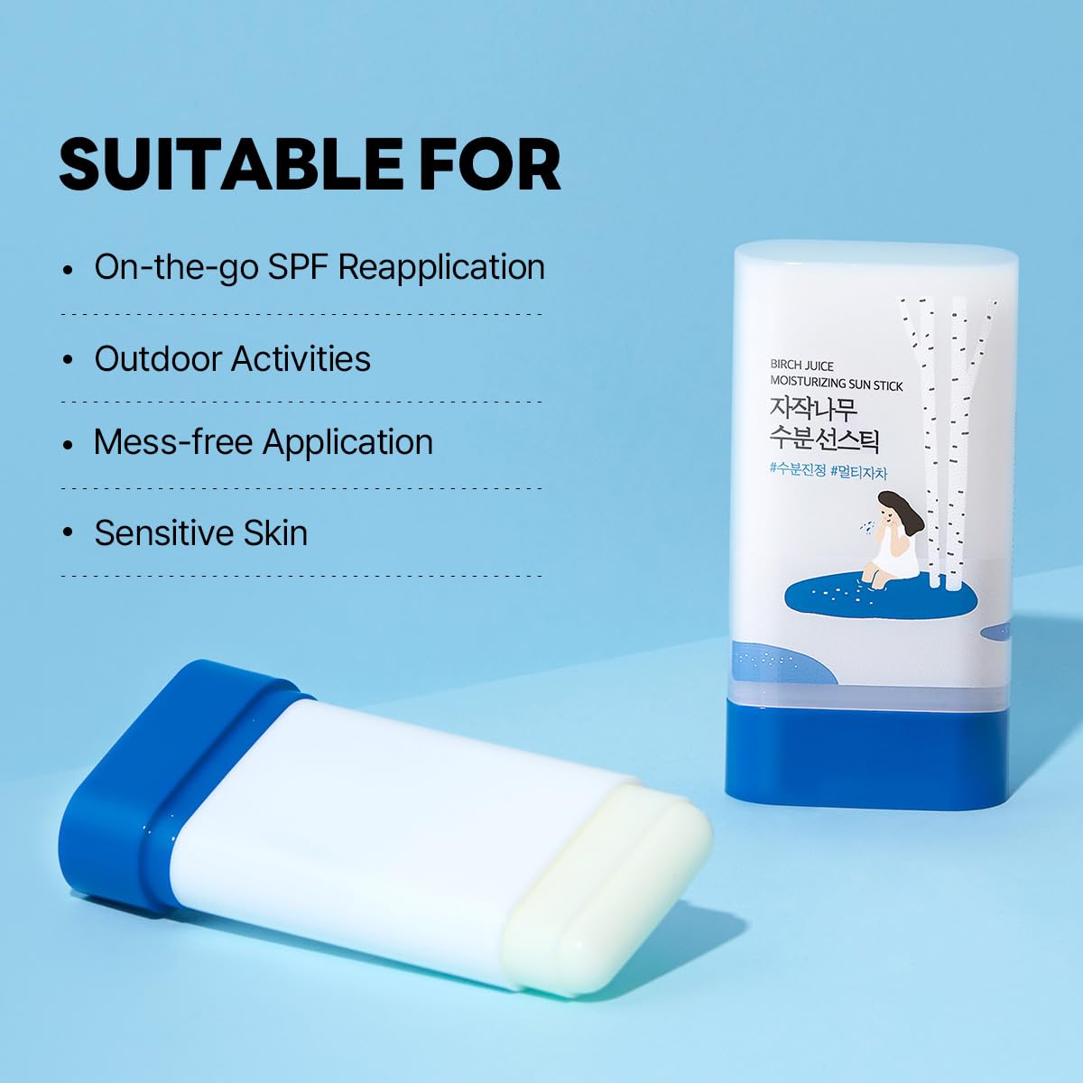 Foto 7 | Protector Solar En Barra Round Lab Zumo De Abedul Spf 50 20 Ml - Venta Internacional.