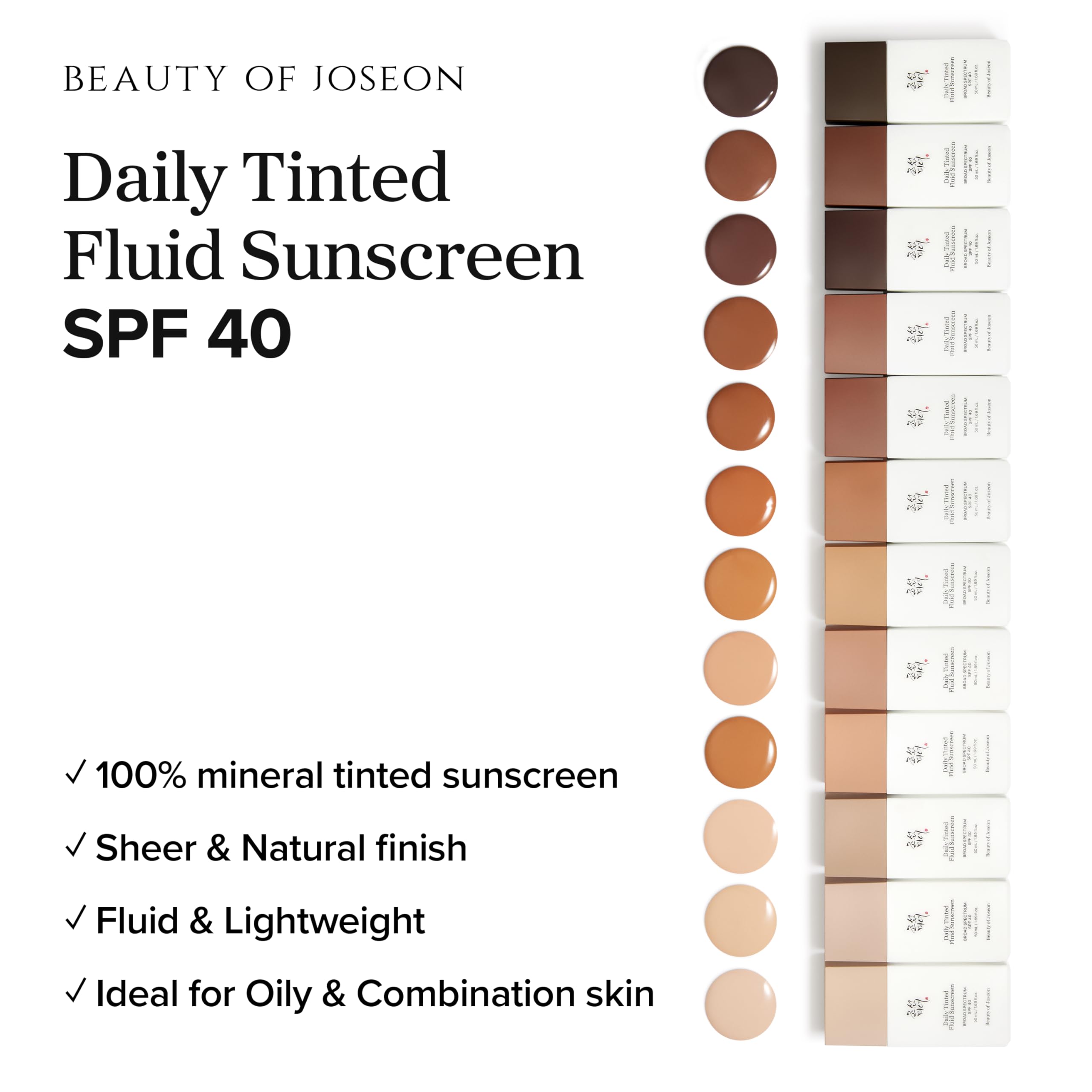 Foto 4 pulgar | Protector Solar Beauty Of Joseon, Líquido Tintado Diario, Spf40, 50 Ml - Venta Internacional.